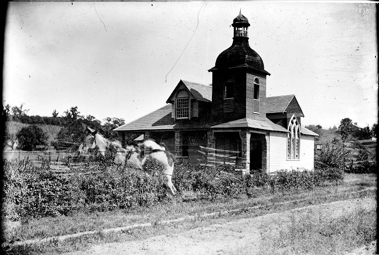 Original black-and-white historical Ohio scene